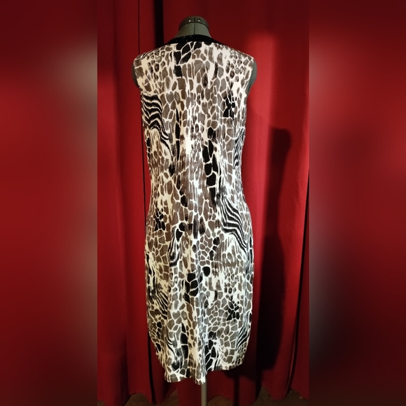 Adrienne Vittadini animal print dress - Picture 2 of 4